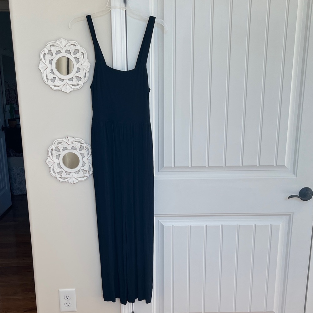 Madewell dark navy jumpsuit